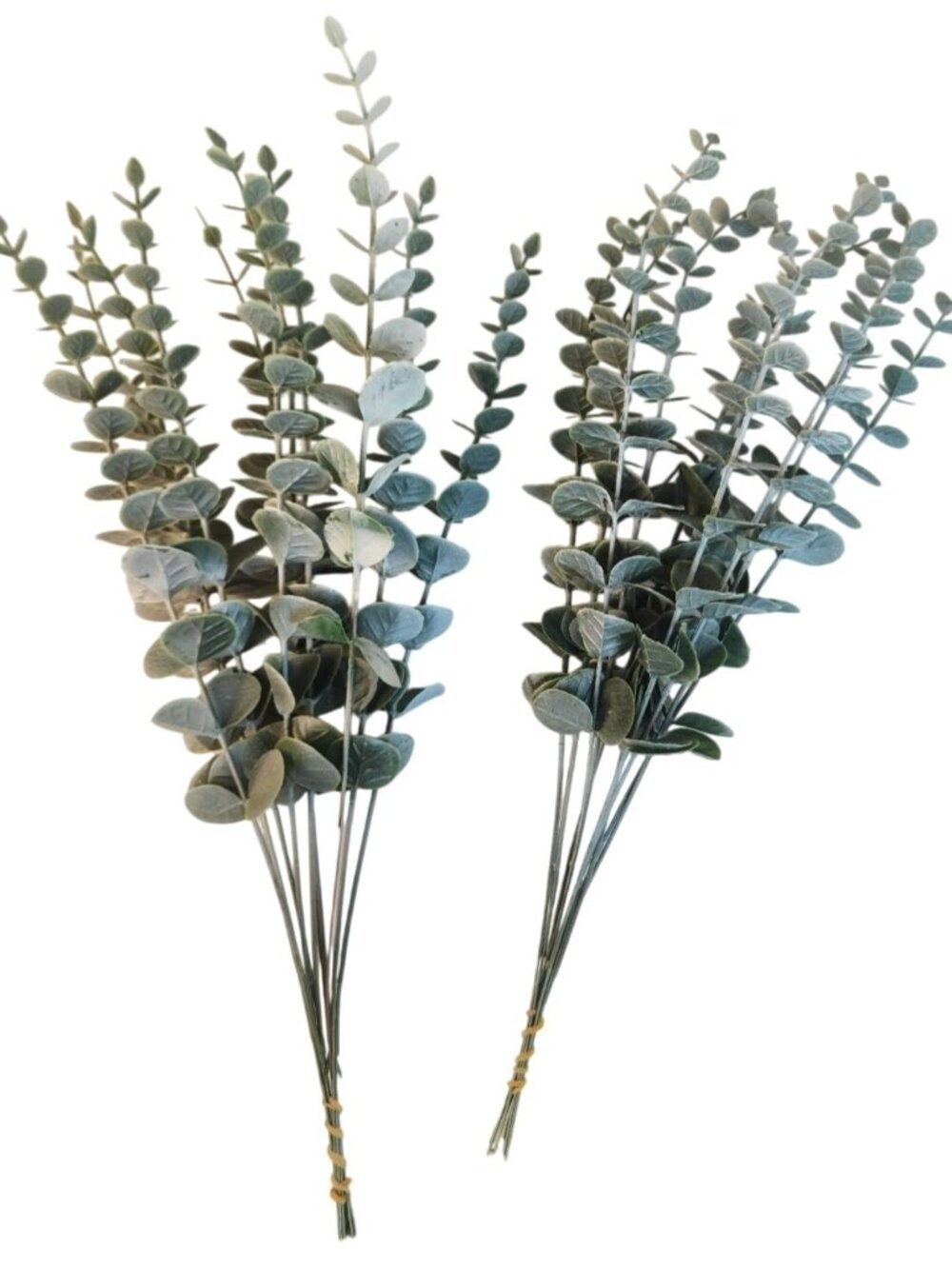 Baby Blue Eucalyptus Stems Bulk 20 Pcs Spiral Eucalyptus Faux Greenery Wedding